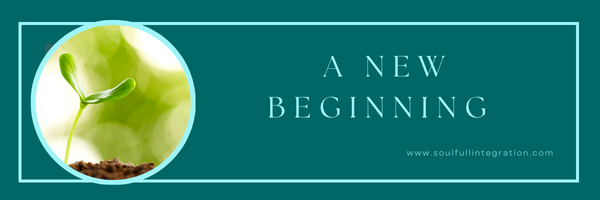 Image of Leaf and text that reads: A New Beginning